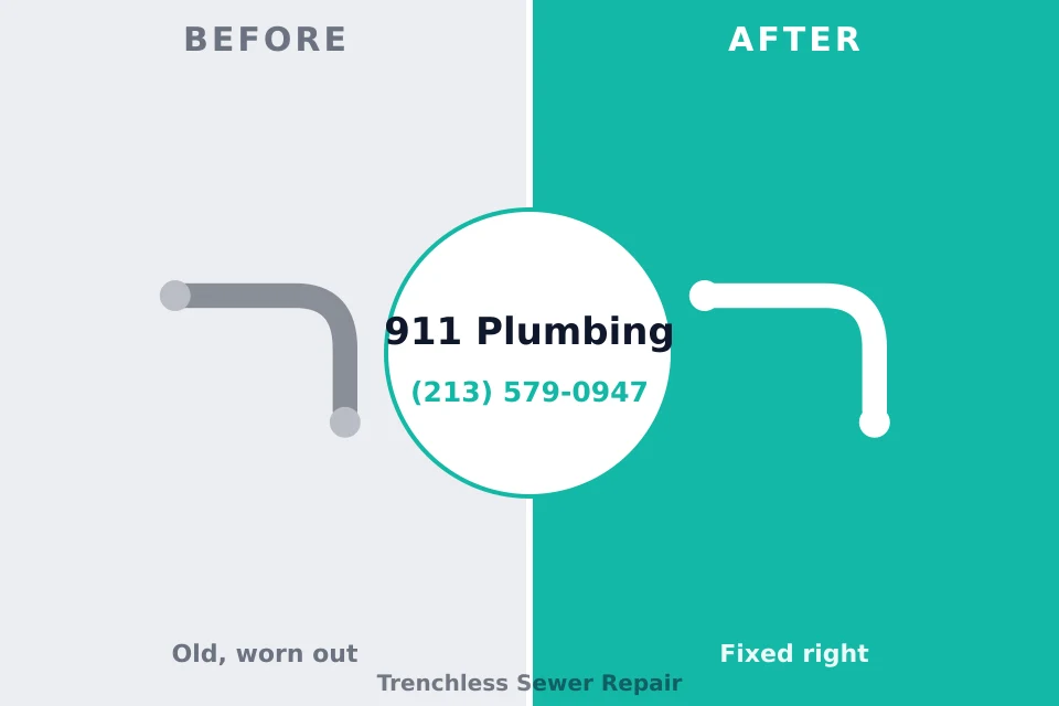 Before and after: plumbing company Oelwein, IA